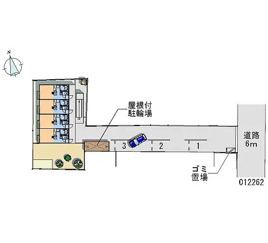 ★手数料０円★姫路市飾磨区都倉　月極駐車場（LP）